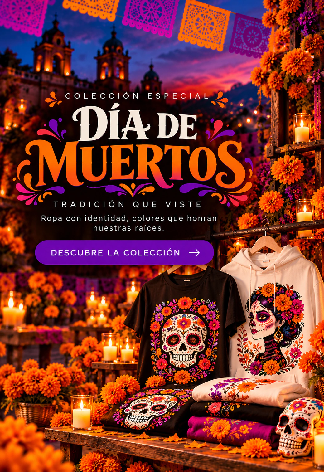 Colección especial Día de Muertos: tradición que viste